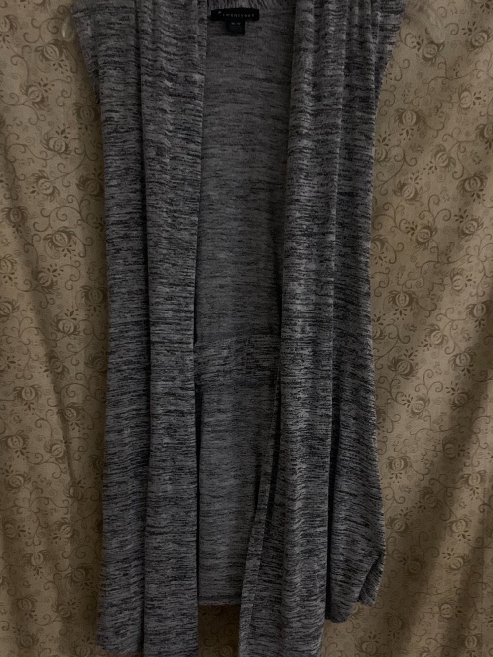 Twentyone Heather Gray Open Front Cardigan